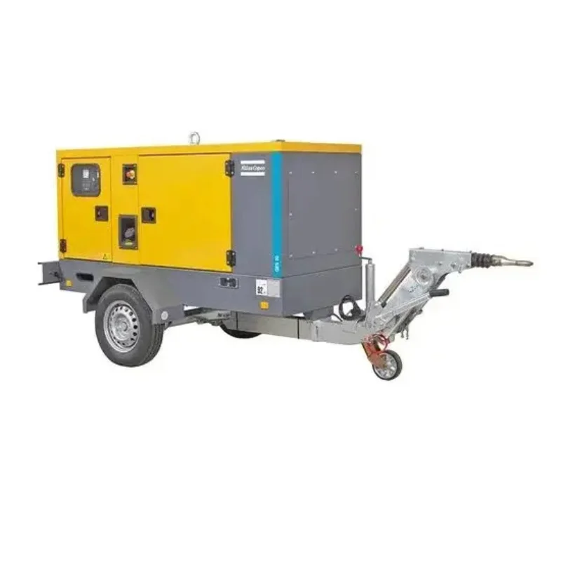 Atlas Copco QES40d - Elektrocentrála 40kW - na podvozku